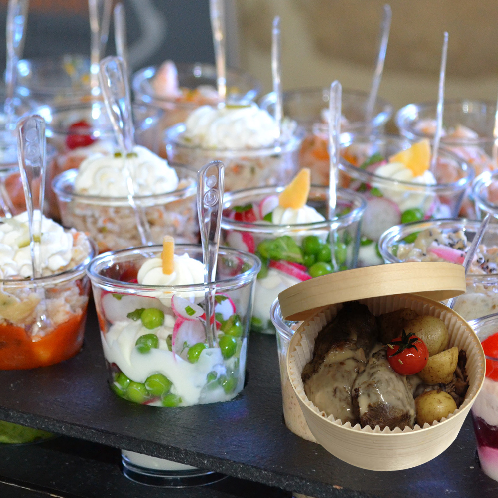 Cocktail prolongé suivi d'un plat unique en buffet 2 étoiles - eL ...